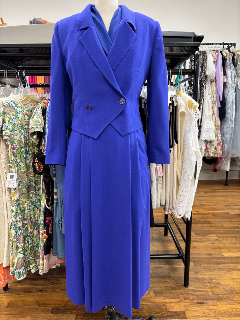 Doncaster Blue Women's 3 pcs set suit Skirt blue